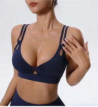 Load image into Gallery viewer, Sports Bra with Side Breasts for Women, Running, Fitness, Shock-absorbing Vest, Beautiful Back Bra
