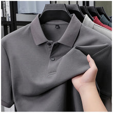 Load image into Gallery viewer, Men's 100% Cotton Polo Shirt - Summer Casual Breathable Tee,19 Colors,Ideal for Golf and Sports,Business Casual,Silk-Like Finish
