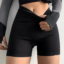 Load image into Gallery viewer, New Women Sports Shorts Summer Running Sexy Leggings High Waist Short Pants Fitness Jogging Clothing Black Safety Shorts

