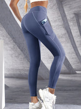 Load image into Gallery viewer, New High Waist Women's Leggings Stretch Yoga Pants Tights With Pockets Push Up Fitness Running Sportswear Solid Color Pants
