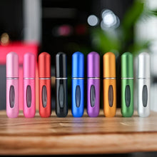 Load image into Gallery viewer, 1/5Pcs Travel Perfume Bottle Refillable Portable Mini Atomizer Spray Refill Bottle Women Pocket Dispenser Cologne Sprayer 5ml

