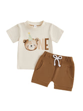 Load image into Gallery viewer, Toddler Cartoon Summer Outfit Set
