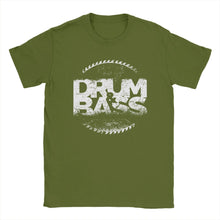 Load image into Gallery viewer, Drum And Bass T-Shirts for Men  Funny Pure Cotton Tee Shirt Round Neck Short Sleeve T Shirt Plus Size Tops
