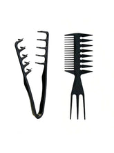 Load image into Gallery viewer, Men'S Salon Hair Styling Comb Set, Including a Wide-Tooth Comb for Textured Hairstyles, a Comb for Pompadour Styles, a Styling C

