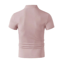 Load image into Gallery viewer, 2026 New Men's Casual and Fashionable Simple Collared Short Sleeved Polo Shirt Summer Comfortable Breathable and Versatile Top
