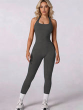 Load image into Gallery viewer, Women 2Pcs Yoga Set Halter Neck Sports Tank Top High Waist Leggings Fitness Outfit Gym Workout Activewear Tracksuit
