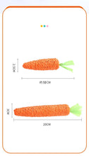 Load image into Gallery viewer, Cat Toy Carrot Sound Pet Products Bite Resistant Paper Rope Scratcher Clean Teeth Interactive Play Cat Carrot Chew Toy for Cat
