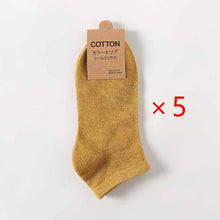 Load image into Gallery viewer, Men’s Cotton Ankle Socks 5-Pair Pack
