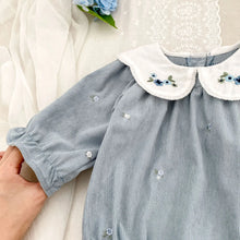 Load image into Gallery viewer, Floral Ruffle Baby Girl Romper
