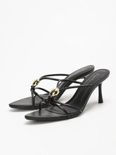 Load image into Gallery viewer, Women's fashionable, elegant, comfortable, simple and versatile high heels, peep-toe breathable slip-on stilettos.
