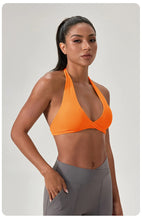 Load image into Gallery viewer, YOGA Naked Feeling Strappy Padded Sports Bras for Women - Fitness Workout Top Criss Cross Back Yoga sports Bras No steel ring
