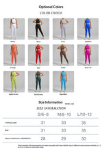 Load image into Gallery viewer, Seamless Ribbed High Waisted Yoga Set for Women, Tummy Control Criss Cross Back Workout Outfit, Quick Dry Fitness Set for Gym
