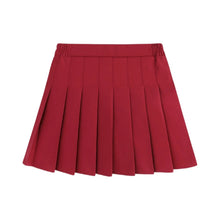 Load image into Gallery viewer, Girls Summer Skirts Kids Fashion Solid Color Pleated High Waist A-Line Skirts Daily Casual Elastic Waist Mini Skirt Bottoms
