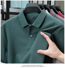Load image into Gallery viewer, Men's 100% Cotton Polo Shirt - Summer Casual Breathable Tee,19 Colors,Ideal for Golf and Sports,Business Casual,Silk-Like Finish
