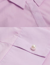 Load image into Gallery viewer, Elegant Summer Office Shirt Dress
