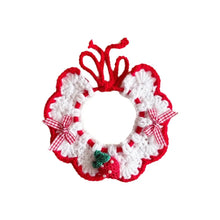 Load image into Gallery viewer, Pet Accessories Adjustable Flower Pet Scarf Bib Sweet Handmade Cat Strawberry Collar Decorative Cozy Cat Woven Bib Photo Shoots
