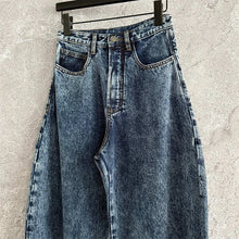 Load image into Gallery viewer, High Waist Straight Denim Pants
