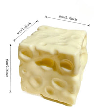 Load image into Gallery viewer, Taba Squishy Cheese Cube Stress Ball Shapeable Squeeze Ball Non Rebound Sensory Fidget Toys for Kids and Adults Relaxing Gifts
