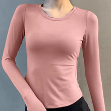 Load image into Gallery viewer, Yoga Tops for Women, Long-Sleeved Autumn and Winter Fitness Wear, Sports Clothing, Running Training Wear, Basketball Training Wear, Quick-Dry Clothing, Pilates Training Wear, Professional Morning Running High-End Sport
