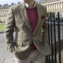 Load image into Gallery viewer, Vintage Herringbone Suit Jacket
