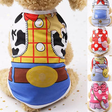 Load image into Gallery viewer, Pet Dog Clothes Cartoon Clothing Puppy Dogs Soft Vests Summer Shirt Casual T-Shirt for Small Pet Supplies
