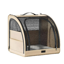 Load image into Gallery viewer, Pet Car Portable Dog Kennel Foldable Scratch Resistant Breathable Cat Bag for Outdoor Use Pet Cat Backpack Carrier
