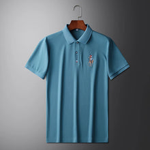 Load image into Gallery viewer, Men's Embroidered Casual Fashion Short Sleeved POLO Shirt Summer Comfortable Top
