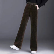 Load image into Gallery viewer, Corduroy Wide Leg Casual Pants
