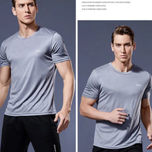 Load image into Gallery viewer, Running Shirts Soccer Shirts Men's Jersey Sportswear Mens Jogging T-Shirts Quick Dry Compression Sport T-Shirt Fitness Gym
