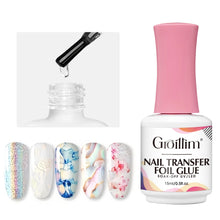 Load image into Gallery viewer, Nail Art Foil Glue, a Nail Glue Transfer Adhesive for Foil Stickers, Suitable for DIY Nail Art, Requires LED Lighting.

