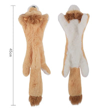 Load image into Gallery viewer, Funny Simulated Animal No Stuffing Dog Toy with Squeakers Durable Stuffingless Plush Squeaky Dog Chew Toy Crinkle Pet Squeak Toy
