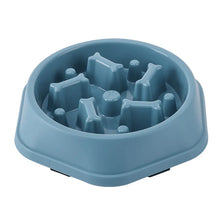 Load image into Gallery viewer, Pet Cat Dog Slow Food Bowl Fat Help Healthy Round Anti-choking Thickened And Non-slip Multiple Colors Shapes
