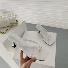 Load image into Gallery viewer, Sexy High Heels Slippers Women's Elegant Shoes Fashion Heeled Sandals for Woman Clip Toe Luxury Slippers Party Female Slides
