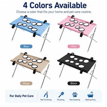 Load image into Gallery viewer, Pet Grooming Bed Portable Detachable Pet Bath Hammockstand Soft Breathable Mesh Support Rack Pet Drying For Cats And Small Dogs
