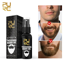 Load image into Gallery viewer, 30ml Natural Beard Care Serum for Men, Hydrates Repairs Beard Roots Styling Care Nourishing Soft Shine Beard &amp; Moustache Spray
