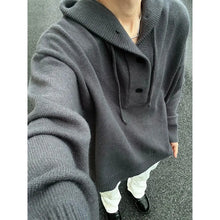 Load image into Gallery viewer, New Autumn Winter Sweaters for Men Loose Trendy Brand Hooded Pullover Sweaters
