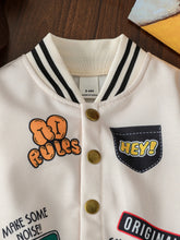 Load image into Gallery viewer, Playful Baby Sports Letter Jacket

