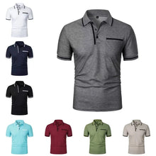Load image into Gallery viewer, Slim Breathable Summer Pocket Polo
