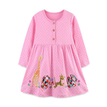 Load image into Gallery viewer, Butterfly Polka Princess Girls Dress
