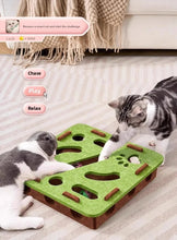 Load image into Gallery viewer, Cat Puzzle Toy Felt Puzzle Box Cat Exercise Toy With Ball Indoor Sports Entertainment Hunting Cat Toys For Indoor Cats
