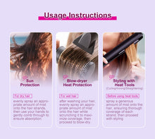Load image into Gallery viewer, PURC Heat Protectant Spray Coconut Oil Frizz Control &amp; Shine for All Hair Types Thermal Protection up to 470°F Hair Care
