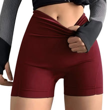 Load image into Gallery viewer, New Women Sports Shorts Summer Running Sexy Leggings High Waist Short Pants Fitness Jogging Clothing Black Safety Shorts

