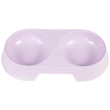 Load image into Gallery viewer, Non-Slip Double Pet Bowls Food &amp; Water Feeder for Cats and Small Dogs BPA-Free Easy-Clean Raised Pet Dishes in 4 Colors
