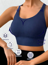 Load image into Gallery viewer, Women'S Sports Bra Without Underwire,with Cross Straps And Padding,for Yoga,Running,Fitness Activities
