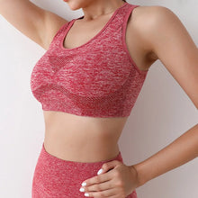 Load image into Gallery viewer, Women Seamless Yoga Set With Gym Shorts Sport Bras Brassiere Workout Tops And Fitness Leggings Clothing For Athletic Training
