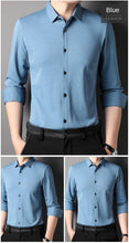 Load image into Gallery viewer, Mulberry Silk Blend Slim Shirt
