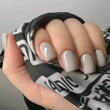 Load image into Gallery viewer, 24Pcs/Set Wearable False Nails for Girls Women Removable Solid Color Short Fake Nails Art Finished Simple White Press on Nail
