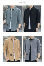 Load image into Gallery viewer, Summer Casual Solid Shirt Men
