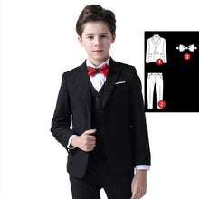 Load image into Gallery viewer, Formal Kids Plaid Tuxedo Suit

