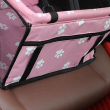 Load image into Gallery viewer, Pet Dog Car Carrier Seat Bag Waterproof Basket Folding Hammock Pet Carriers Bag For Small Cat Dogs Safety Travelling Mesh
